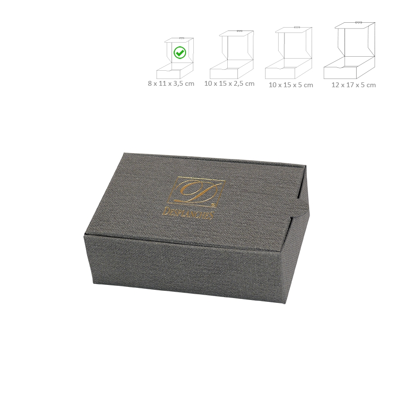 MISAKO Artis Portamonete Piccolo Metallizzato Donna – Argento, Con Tarjetero E Zip, 8x11 Cm